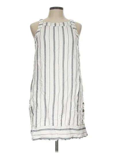 Pre-owned Akemi + Kin Casual Dress In White
