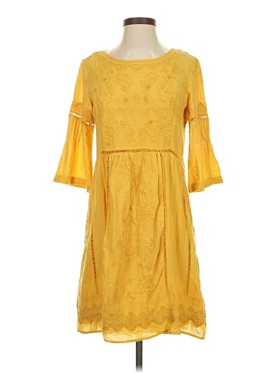 Pre-owned Akemi + Kin Casual Dress In Yellow