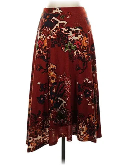 Pre-owned Akemi + Kin Casual Skirt In Burgundy