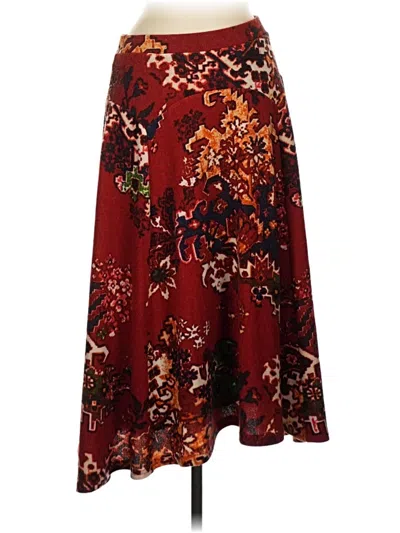 Pre-owned Akemi + Kin Casual Skirt In Burgundy