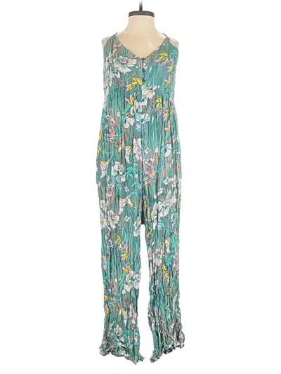Pre-owned Akemi + Kin Jumpsuit In Teal