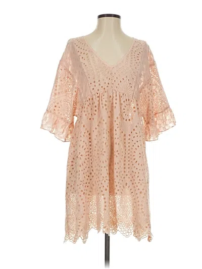 Pre-owned Akemi + Kin Kimono In Tan
