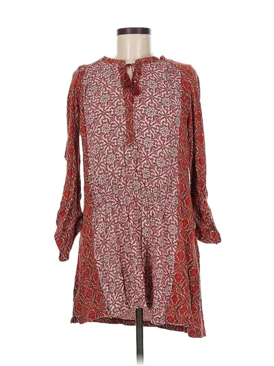 Pre-owned Akemi + Kin Long Sleeve Blouse In Orange