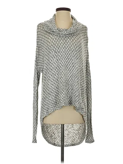 Pre-owned Akemi + Kin Long Sleeve Blouse In White