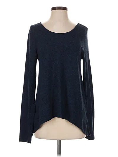 Pre-owned Akemi + Kin Long Sleeve T-shirt In Blue