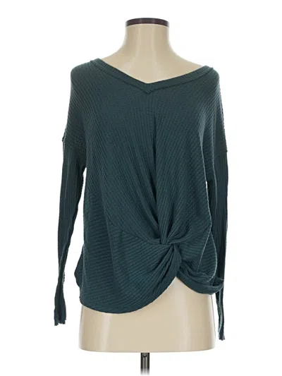 Pre-owned Akemi + Kin Pullover Sweater In Blue