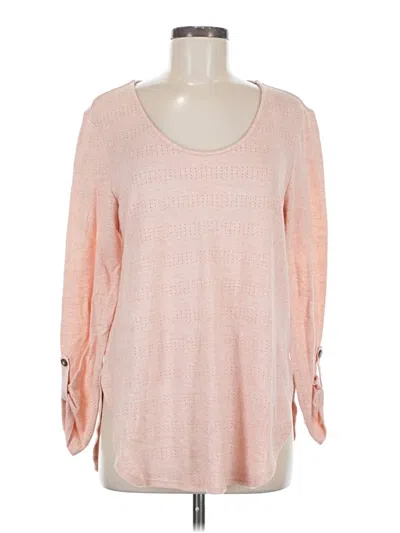 Pre-owned Akemi + Kin Pullover Sweater In Pink