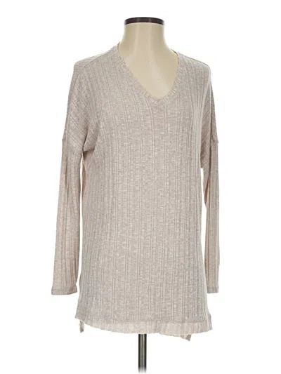 Pre-owned Akemi + Kin Pullover Sweater In Tan