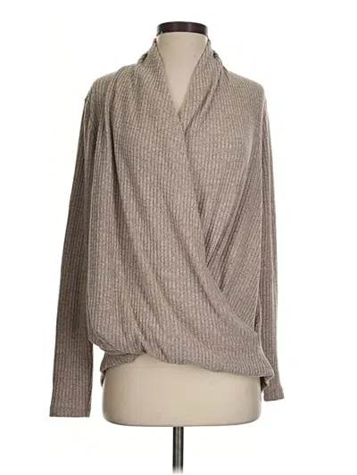 Pre-owned Akemi + Kin Pullover Sweater In Tan