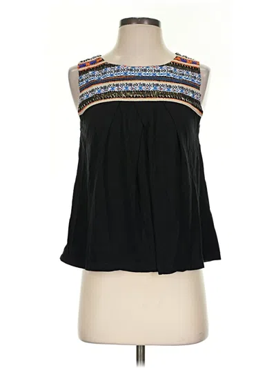 Pre-owned Akemi + Kin Sleeveless Blouse In Black