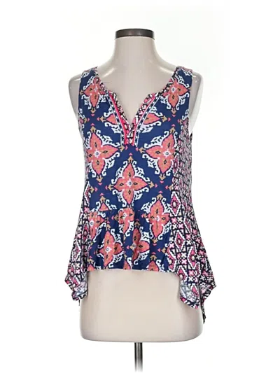 Pre-owned Akemi + Kin Sleeveless Blouse In Blue