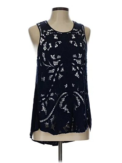 Pre-owned Akemi + Kin Sleeveless Blouse In Blue