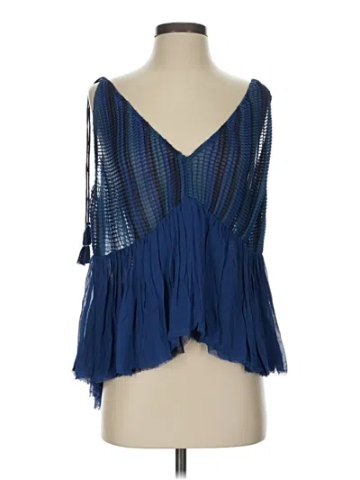 Pre-owned Akemi + Kin Sleeveless Blouse In Blue