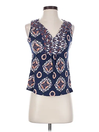 Pre-owned Akemi + Kin Sleeveless Blouse In Blue