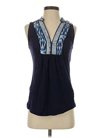 Pre-owned Akemi + Kin Sleeveless Blouse In Blue