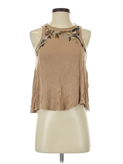 Pre-owned Akemi + Kin Sleeveless Blouse In Brown