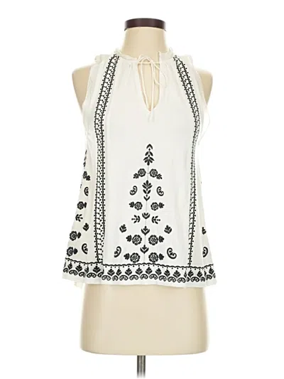 Pre-owned Akemi + Kin Sleeveless Blouse In Ivory