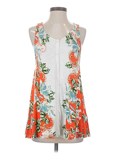 Pre-owned Akemi + Kin Sleeveless Blouse In Orange