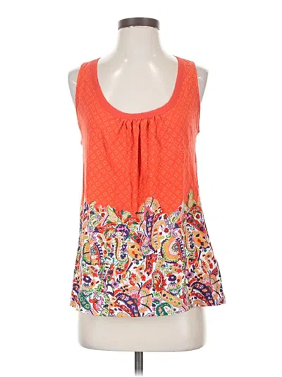 Pre-owned Akemi + Kin Sleeveless Blouse In Orange
