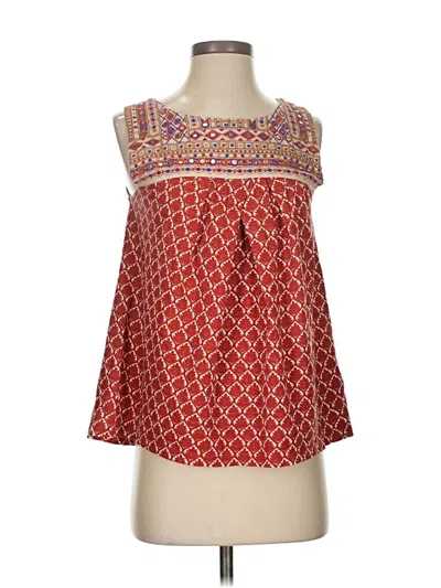 Pre-owned Akemi + Kin Sleeveless Blouse In Red