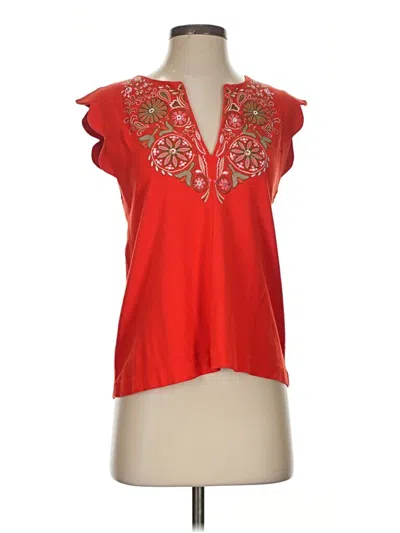 Pre-owned Akemi + Kin Sleeveless Blouse In Red