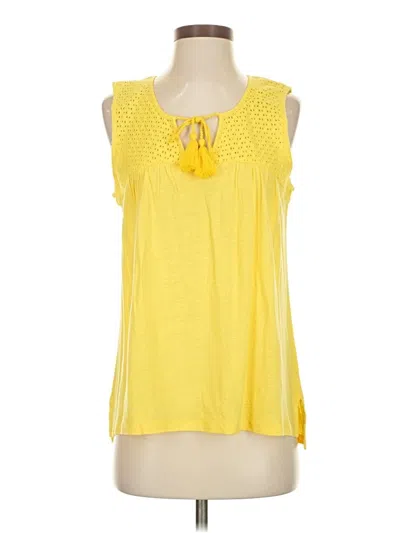 Pre-owned Akemi + Kin Sleeveless Blouse In Yellow