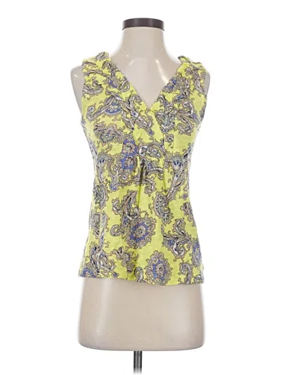 Pre-owned Akemi + Kin Sleeveless Blouse In Yellow