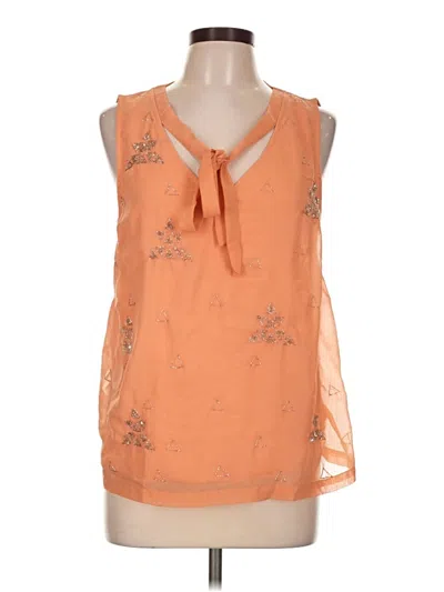 Pre-owned Akemi + Kin Sleeveless T-shirt In Orange