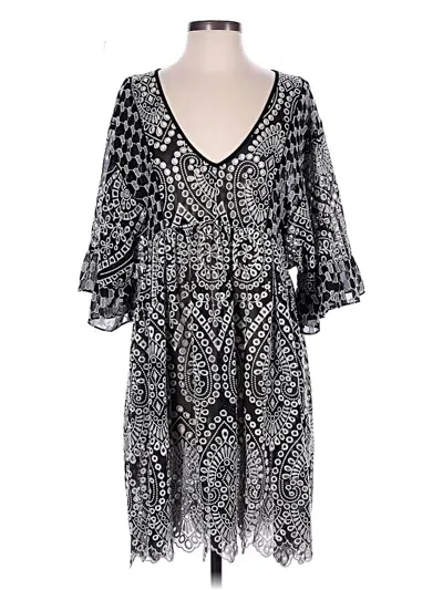 Pre-owned Akemi + Kin Swimsuit Cover Up In Black