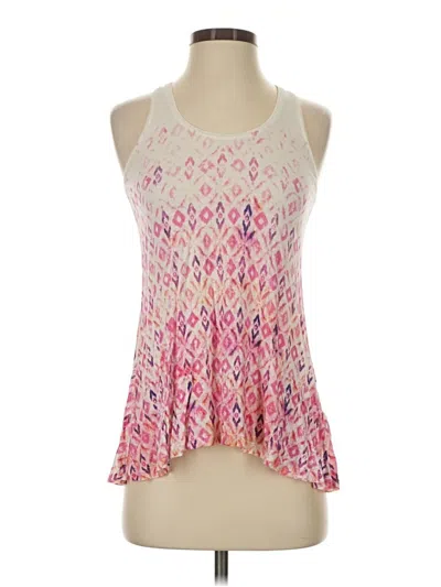 Pre-owned Akemi + Kin Tank Top Pink Halter Neckline Tops