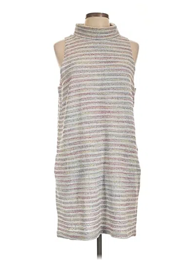 Pre-owned Akemi + Kin Tank Top Silver Halter Neckline Tops