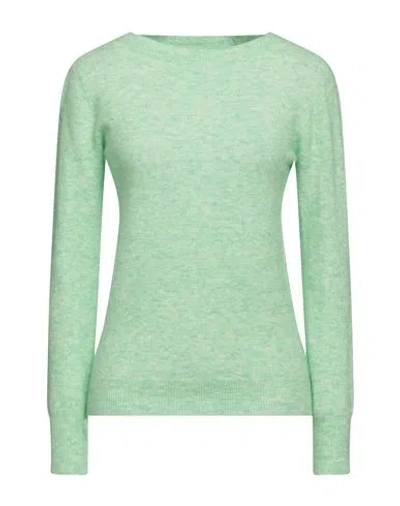 Akemi Woman Sweater Light Green Size 6 Polyamide, Wool, Baby Alpaca Wool, Elastane
