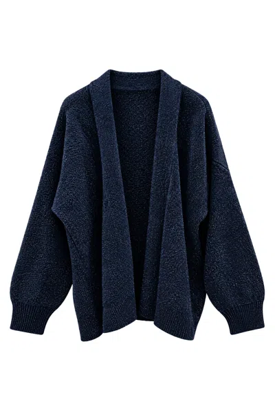 Akep Cardigan  Laminate In Blue