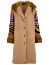 Akep Coats Camel In Gray