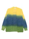 Akep Colour-block Cardigan In Multi
