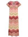 Akep Zigzag-jacquard Dress In Multi