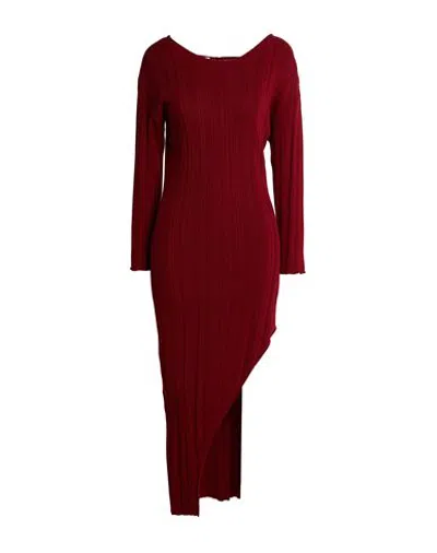 Akep Dresses - Midi Dresses In Black - Red