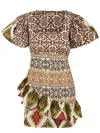 Akep Dresses Multi Colour In Brown
