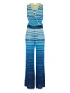 Akep Gradient Crochet-knit Jumpsuit