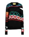 Akep Inspired By  Woman Sweater Black Size 6 Synthetic Fibers, Alpaca Wool, Merino Wool, Cashmer In Black