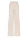 Akep Knitted Lace-insert Trousers