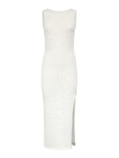 Akep Leopard Print Long Dress In Multi
