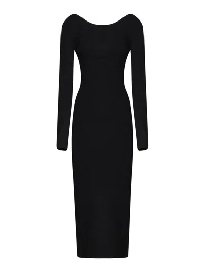 Akep Midi Dresses In Black