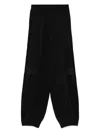 Akep Lurex-detail Track Pants In Black