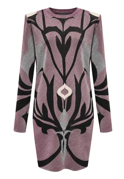 Akep Pandora Mini Dress  In Pink