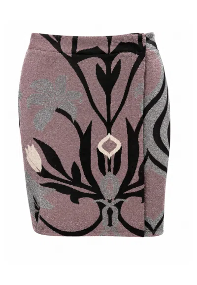 Akep Pandora Wrap  Skirt In Multi