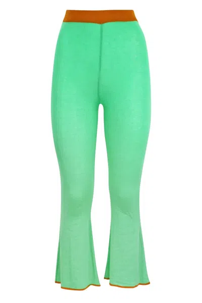 Akep Pantalone Trombetta Verde Menta