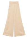 Akep Satin Trousers In Neutrals