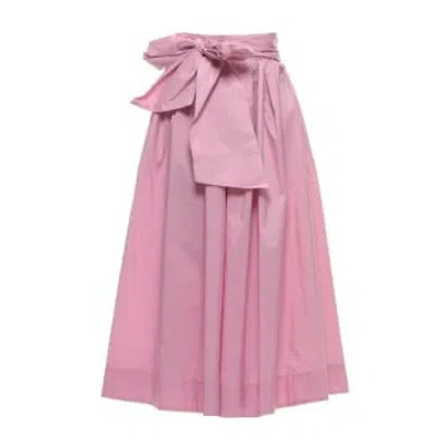Akep Skirt For Woman Gokd05146 Rosa In Pink
