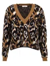 Akep Sweaters Multi Colour In Brown